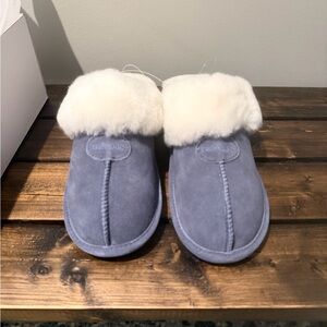 Nuknuuk Becca Denim Blue Slippers